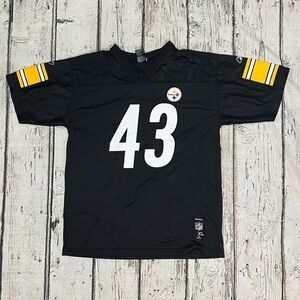 Boys Kids Troy Polamalu Pittsburgh Steelers NFL Football Sports Jersey